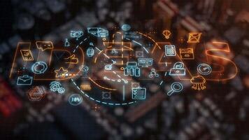 Business concept dynamics in a 3D animation format. video