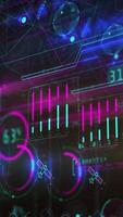 Movement of a data array in 3D. video