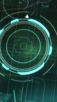 Launch of artificial and intelligence in the digital space. video