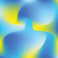 A blue and yellow abstract background with a wave pattern vector