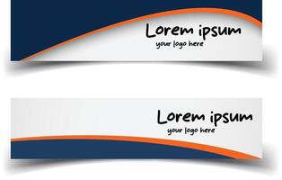 Abstract Design Banner Templates for Websites and Ads vector