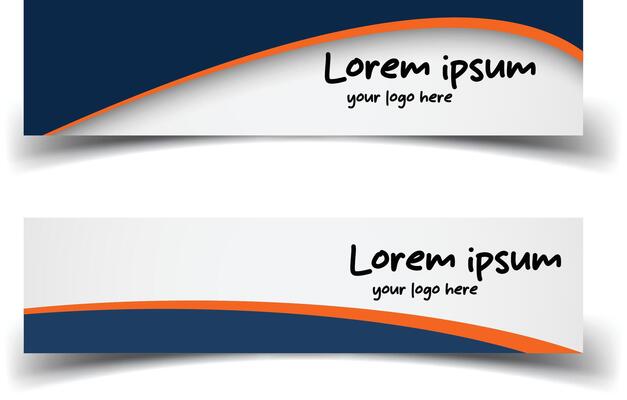 Abstract Design Banner Templates for Websites and Ads
