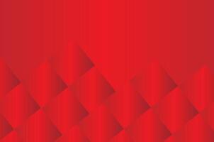 Red gradient geometric background design vector