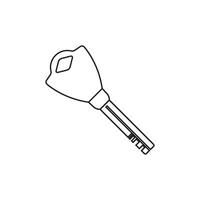 Key icon in trendy outline style design. graphic illustration. Suitable for website design, logo, app, and ui. vector