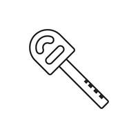 Key icon in trendy outline style design. graphic illustration. Suitable for website design, logo, app, and ui. vector
