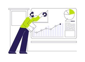 Scope definition abstract concept illustration. vector