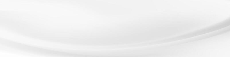 white abstract background with soft curves vector