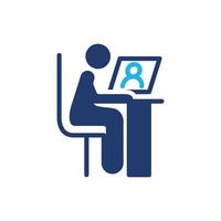 call colored icon design good for web or mobile app vector