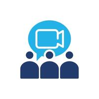 webinar colored icon design good for web or mobile app vector