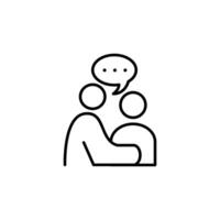 call thin outline icon design good for web or mobile app vector