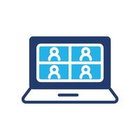 conference colored icon design good for web or mobile app vector