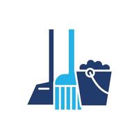 cleaning tools colored icon design good for web or mobile app vector