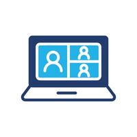 conference colored icon design good for web or mobile app vector