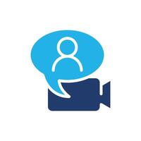 chating colored icon design good for web or mobile app vector