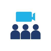 webinar colored icon design good for web or mobile app vector
