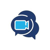 chating colored icon design good for web or mobile app vector