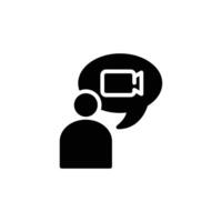 chating thin outline icon design good for web or mobile app vector