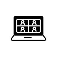 conference solid icon design good for web or mobile app vector