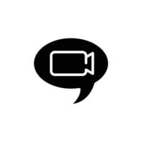 chating thin outline icon design good for web or mobile app vector