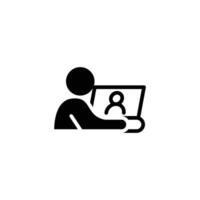 people use call solid icon design good for web or mobile app vector