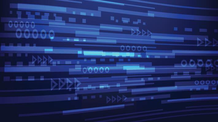 futuristic background with digital line and blue lighting effect