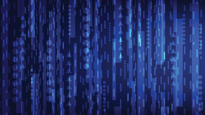 abstract futuristic technology background with line pattern and blue lighting