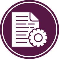 Document Setting Icon vector