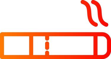 Smoking Line Gradient Icon vector
