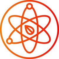 Science Line Gradient Icon vector