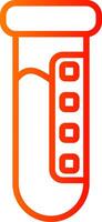 Analysis Line Gradient Icon vector