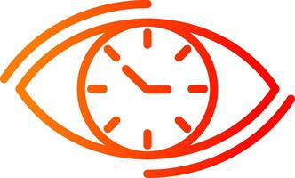 Visionary Line Gradient Icon vector