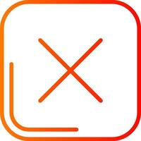 Interface Line Gradient Icon vector