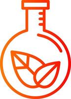 Science Line Gradient Icon vector