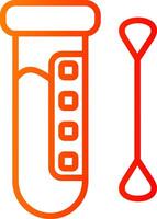 Test Line Gradient Icon vector
