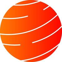 Jupiter Glyph Gradient Icon vector