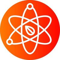 Science Glyph Gradient Icon vector