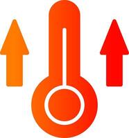 Fever Glyph Gradient Icon vector