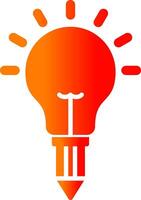 Idea Gradinet Icon vector