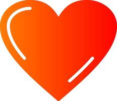 Passion Glyph Gradient Icon vector