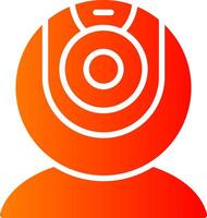 web camera Glyph Gradient Icon vector