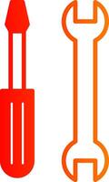 Tools Glyph Gradient Icon vector