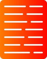 Test Glyph Gradient Icon vector