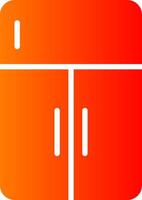 Refregrator Glyph Gradient Icon vector