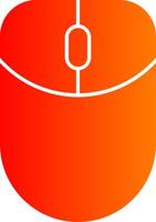 Mouse Glyph Gradient Icon vector