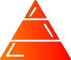 Importance Glyph Gradient Icon vector