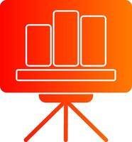 Presentation Gradient Icon vector