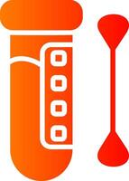 Test Glyph Gradient Icon vector