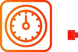 Web Optimization Glyph Gradient Icon vector