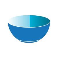 minimalist bowl icon design vector
