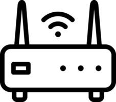 A wifi router icon on a white background vector